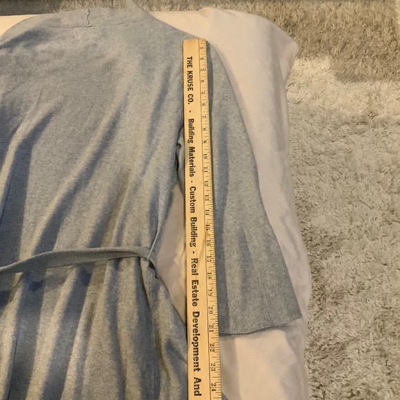 Cynthia Rowley Grey Sz L Bathrobe - Picture 6 of 6